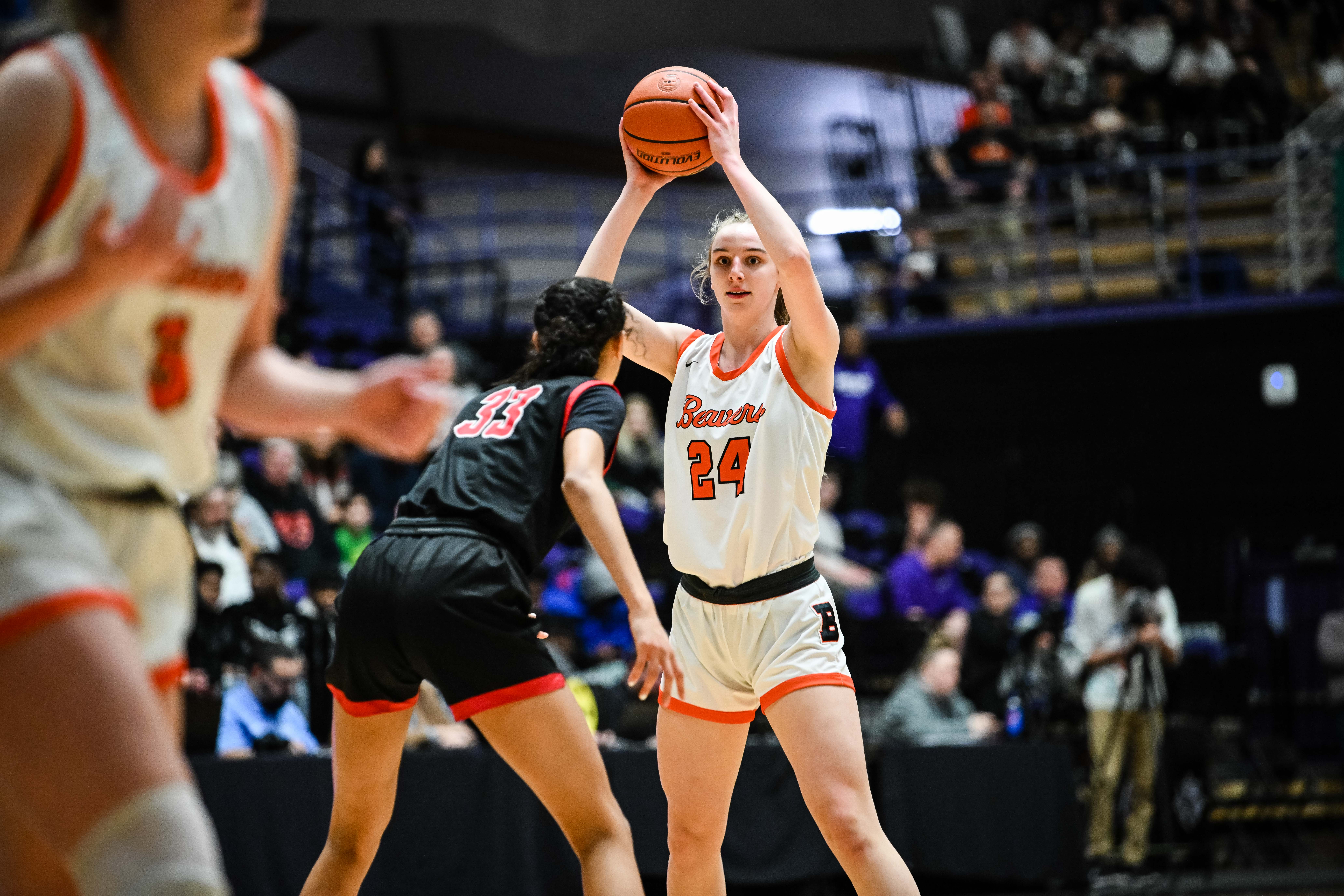 Clackamas Beaverton 6A Oregon girls basketball quarterfinal Naji Saker 1 -24